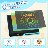 LCD psací tablet pro děti dobíjecí 13palcový kreslící tablet Magic Board Blue, ekologická vzdělávací hračka psací tablet, vánočn